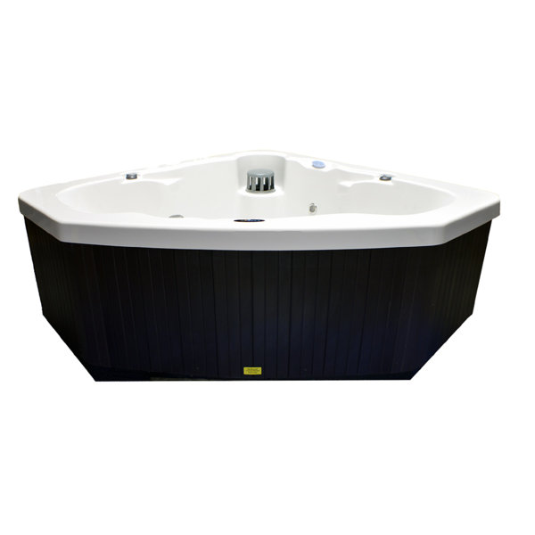Hudson Bay Spas 3 Person 14 Jet Acrylic Hot Tub in Mocha & Reviews